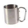 Coupe de camping en acier inoxydable - tasse - mouchoir en aluminium - 180ml